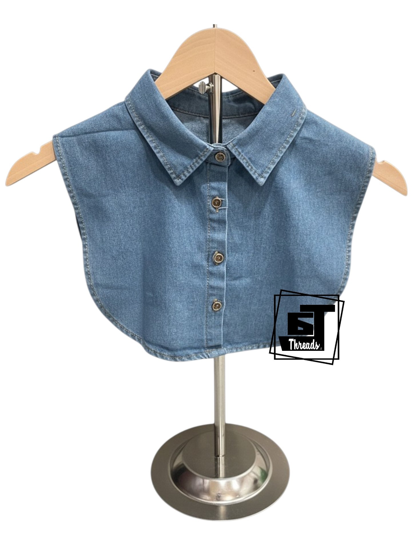 Dark Denim Fake Collar/Dickies