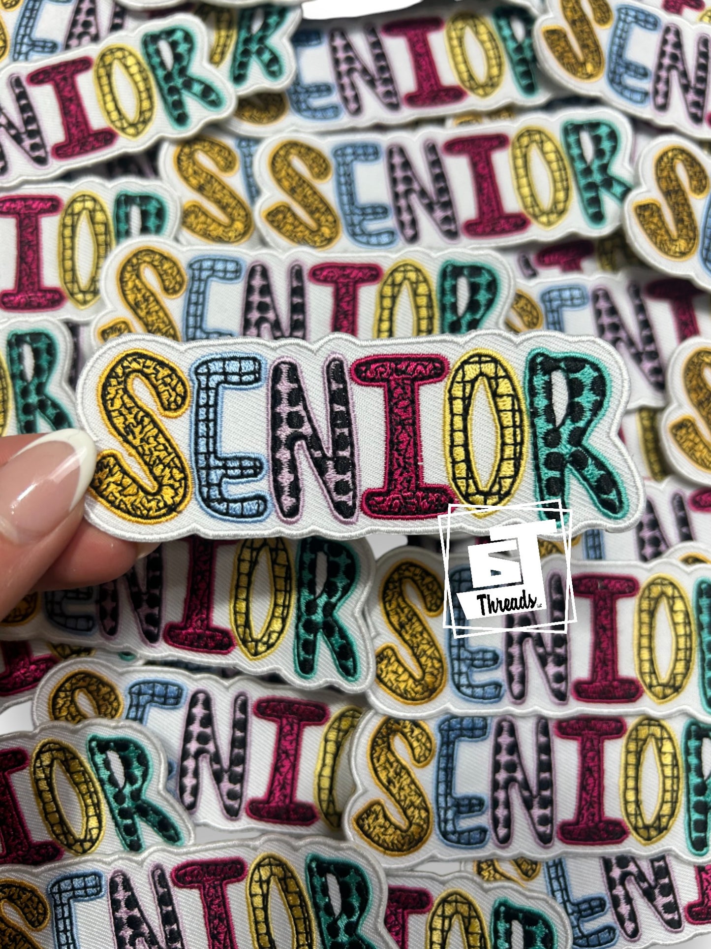 Colorful Senior cap patch