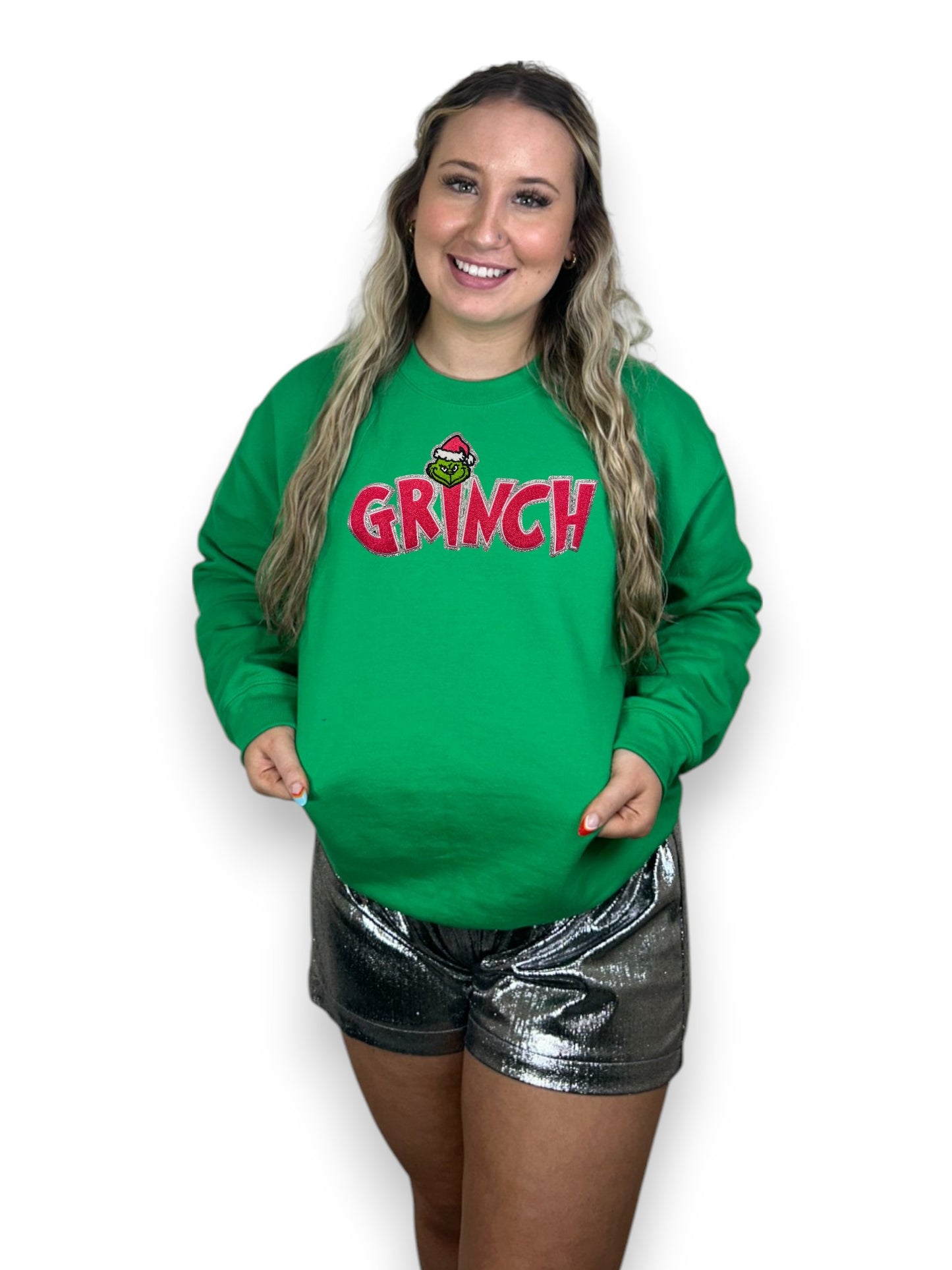 Pink Chenille Grinch