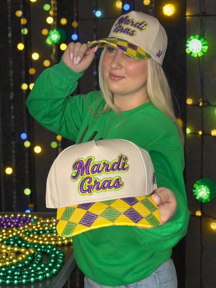 Mardi Gras Caps/Sweatshirts/Patches Only