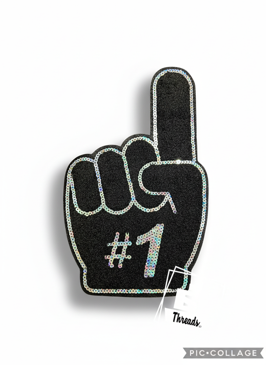 #1 Foam Finger....Patches Only