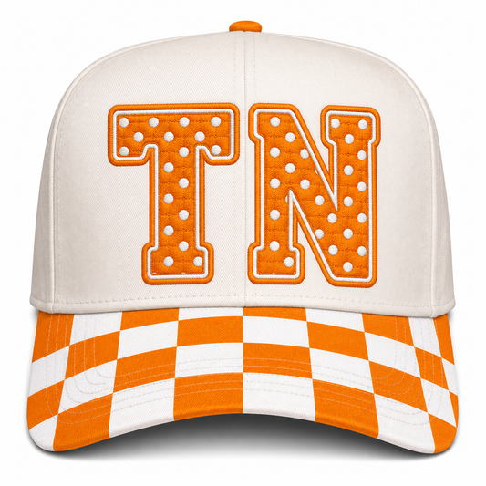TN Orange Checkered Cap