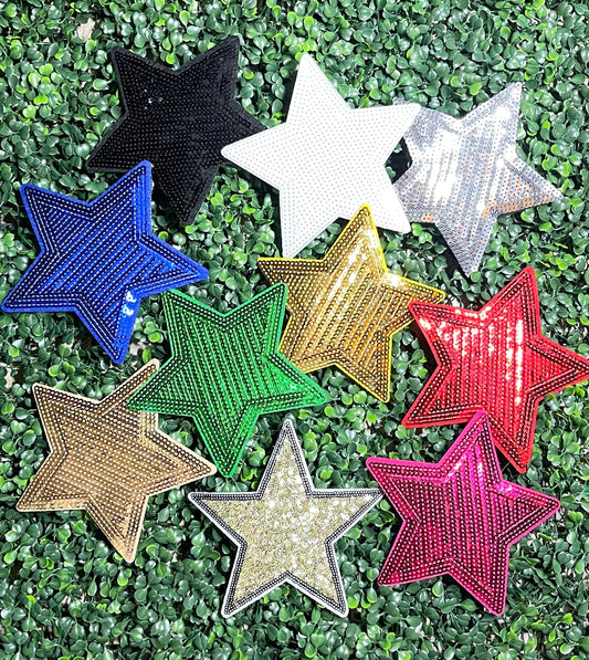 Sequins Stars multiple colors 