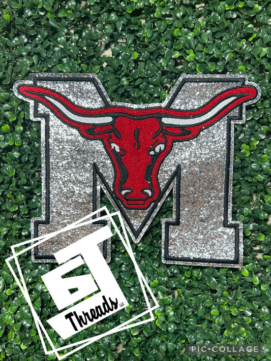 maverick logo iron on patch
