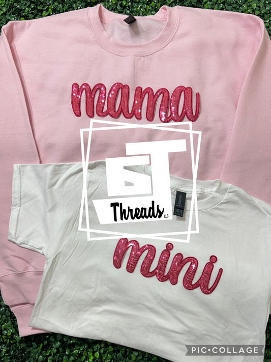 Mama and mini crewneck