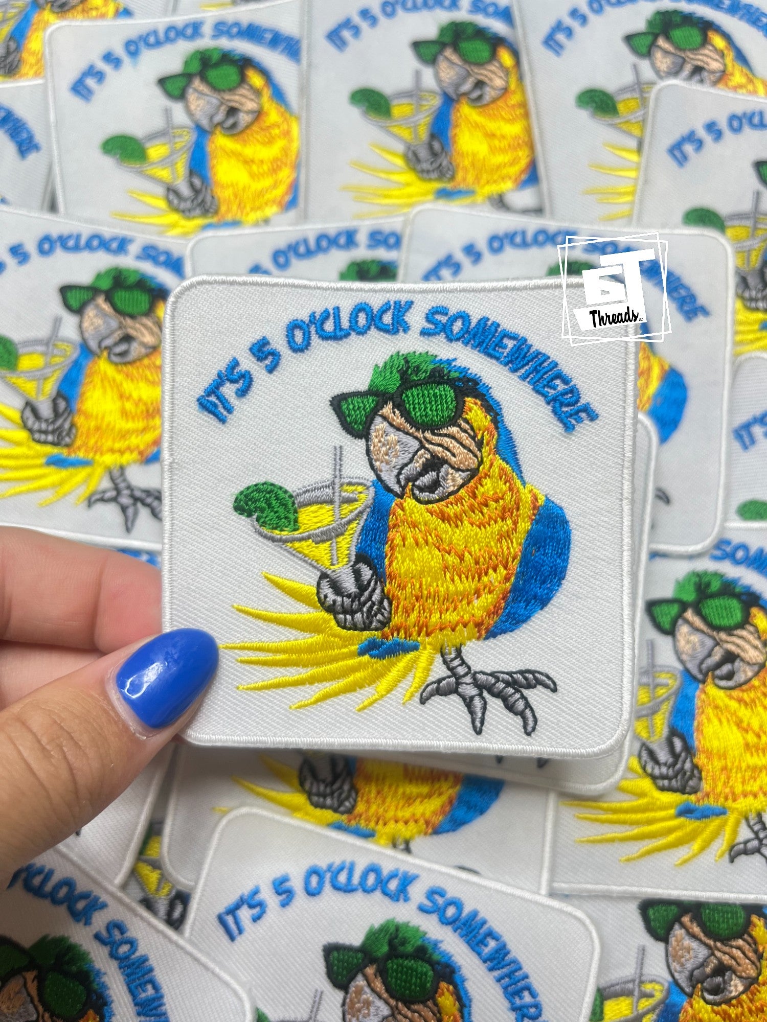 It's 5 O'clock Somewhere cap patch