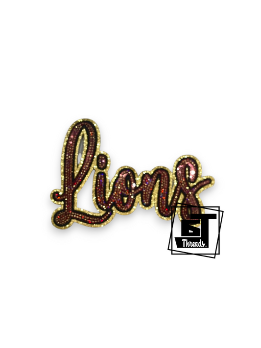 Lions sequin Patch