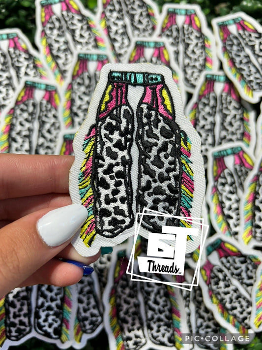 neon chaps cap patch