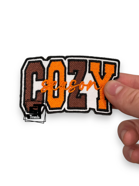 cozy season orange brown and black