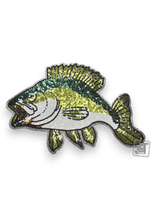 Green Sequin Bass