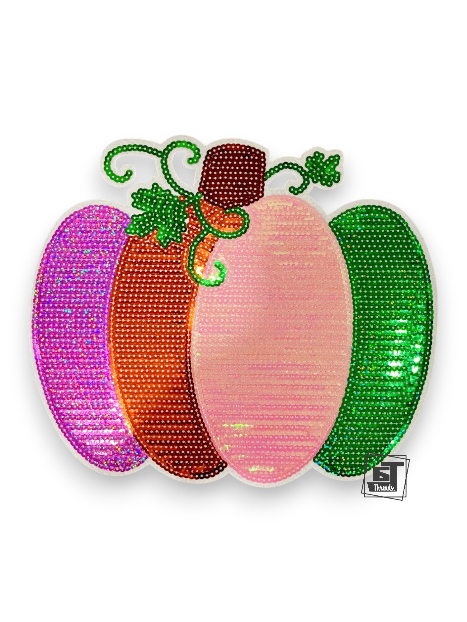 Multi Colored Sequin Pumpkin