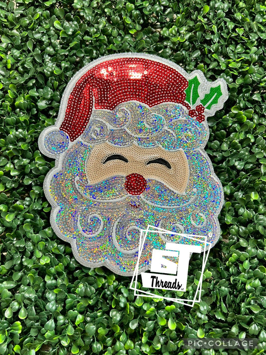 Sequin Santa....Patches Only