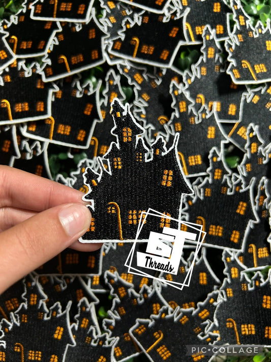 Haunted House cap patch