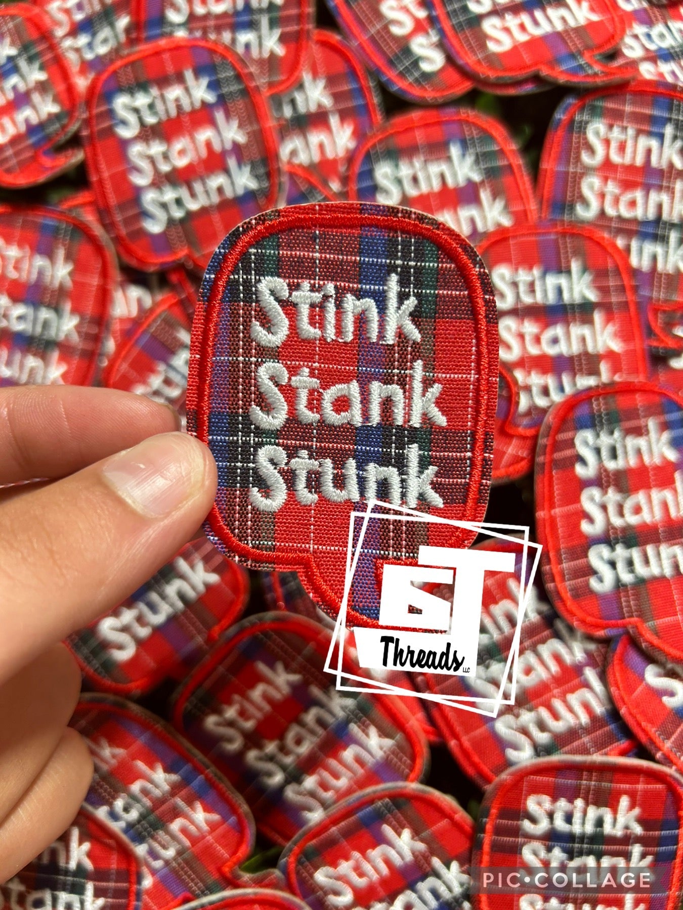 Stink Stank Stunk cap patch