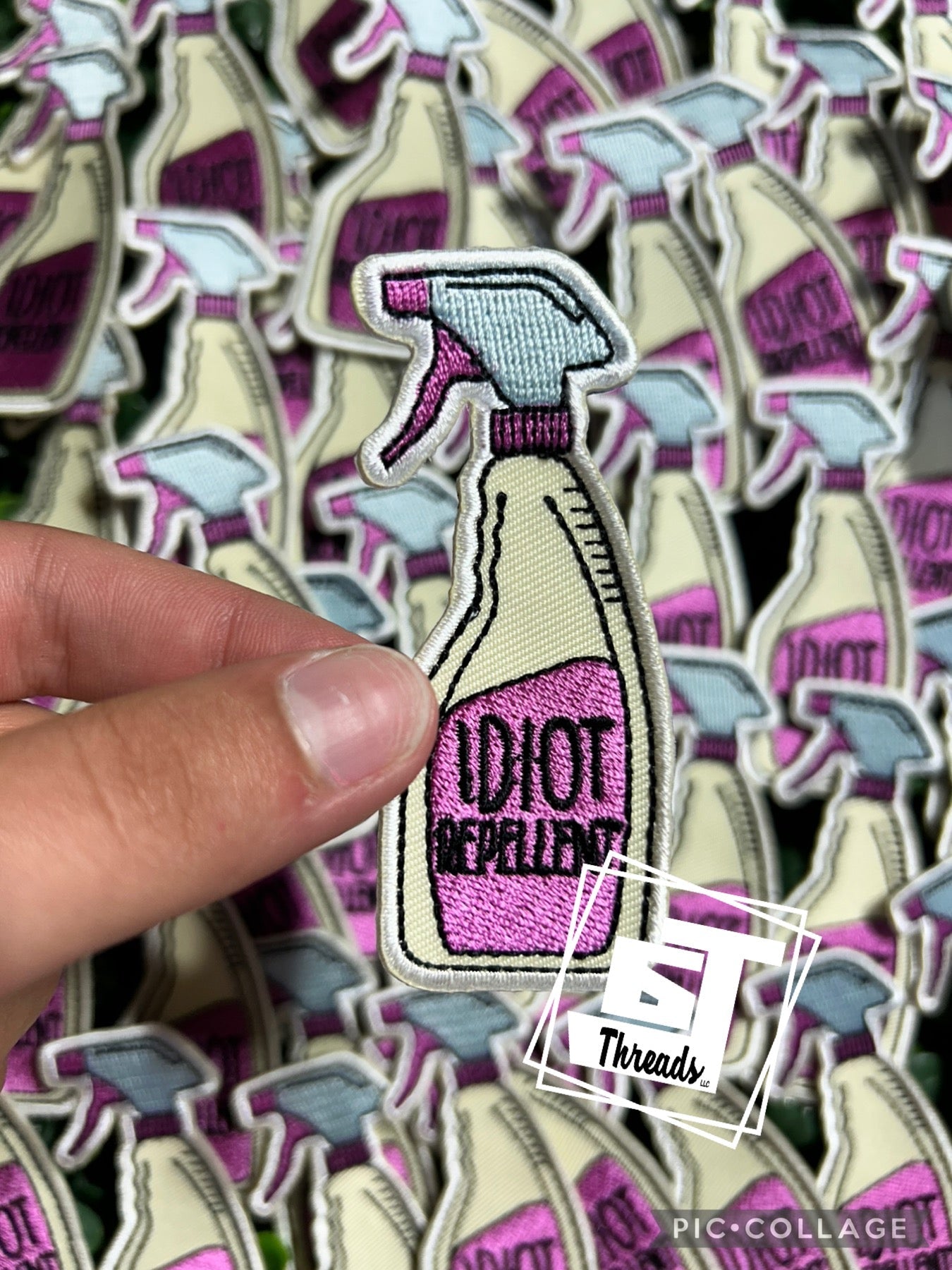 Idiot Repellent cap patch
