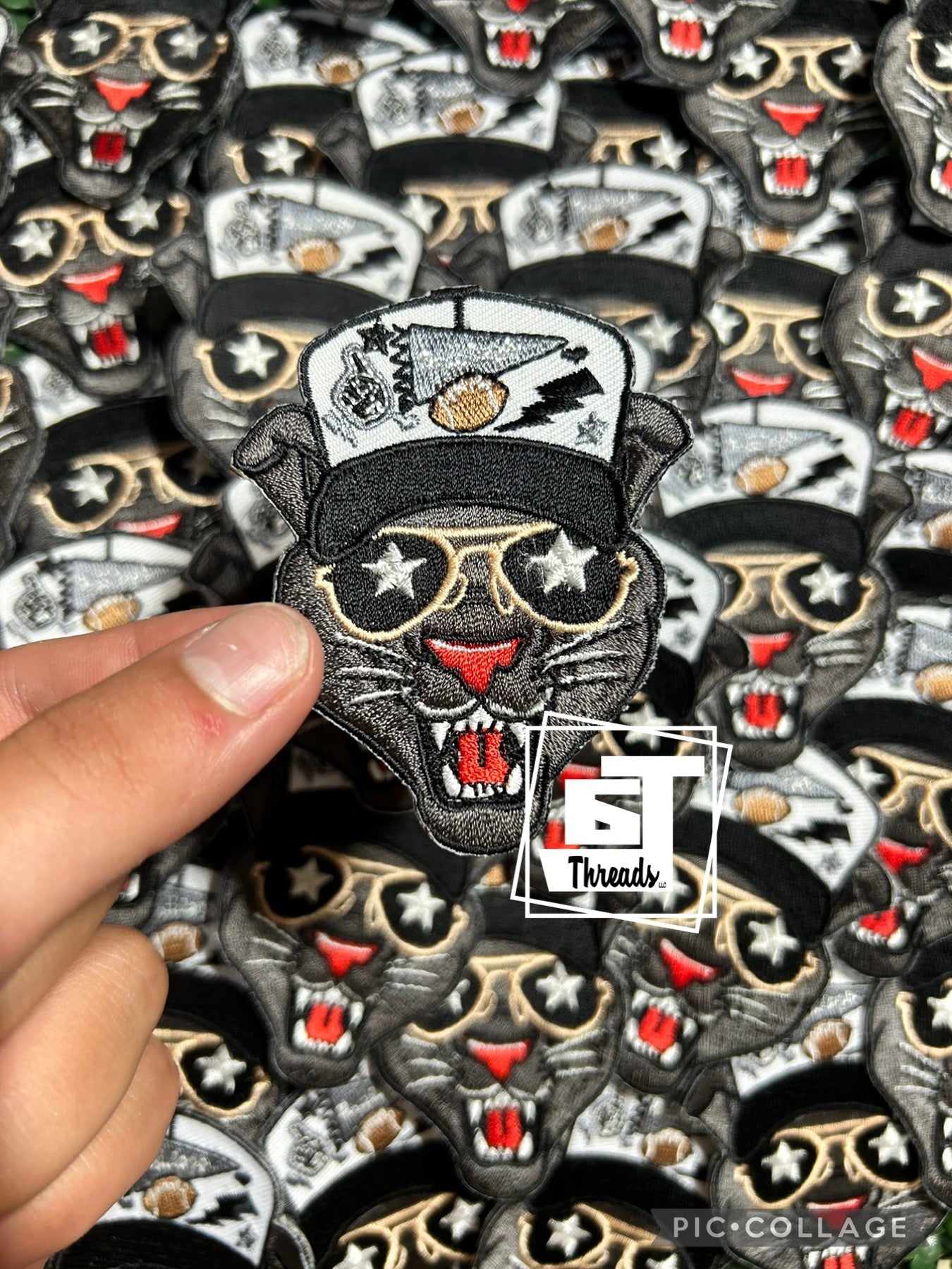 Star Sunglasses Spirit Panther cap patch