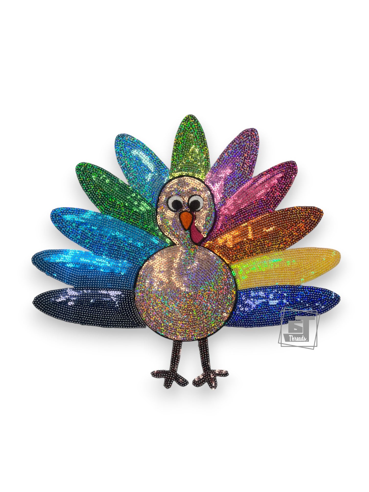 Sequin Turkey....Patches Only