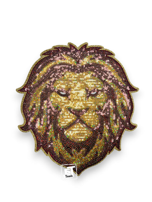 Sequin Lion Head
