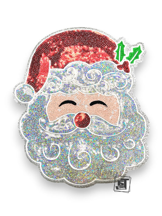 Sequin Santa Head
