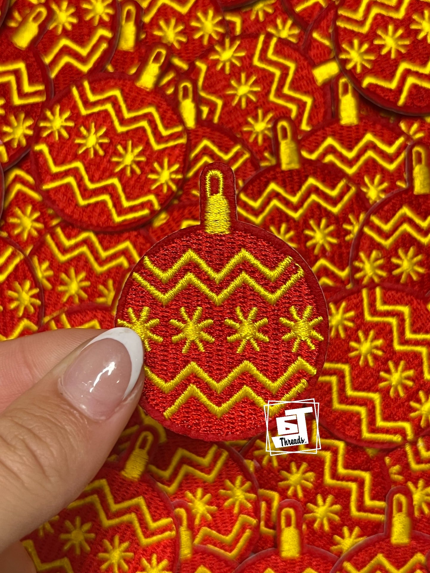 Red & Yellow Christmas Ornament