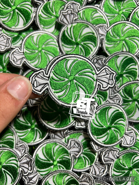 Green Peppermint Candy cap patch