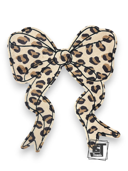 Velvet Cheetah Bow iron on patch
Measures 9 x 10 inches

Elevate your designs with this striking Velvet Cheetah Bow iron-on patch. Measuring 9 x 10 inches, this statement piece features luxurious velvet texture combined with intricate black embroidery detailing. Perfect for customizing jackets, bags, hats, and apparel, the patch applies easily with heat and adds instant sophistication to any project. The bold cheetah print bow design brings a touch of wild elegance to your creations.

Velvet Cheetah Bow wit