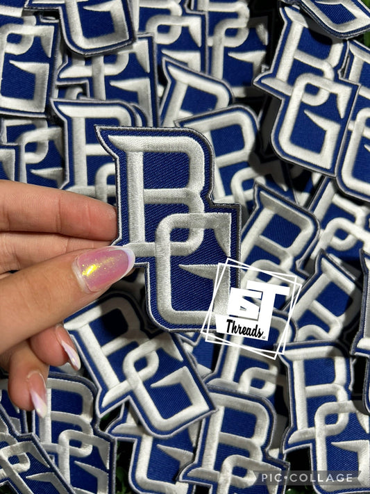 Blue BG Logo cap patch