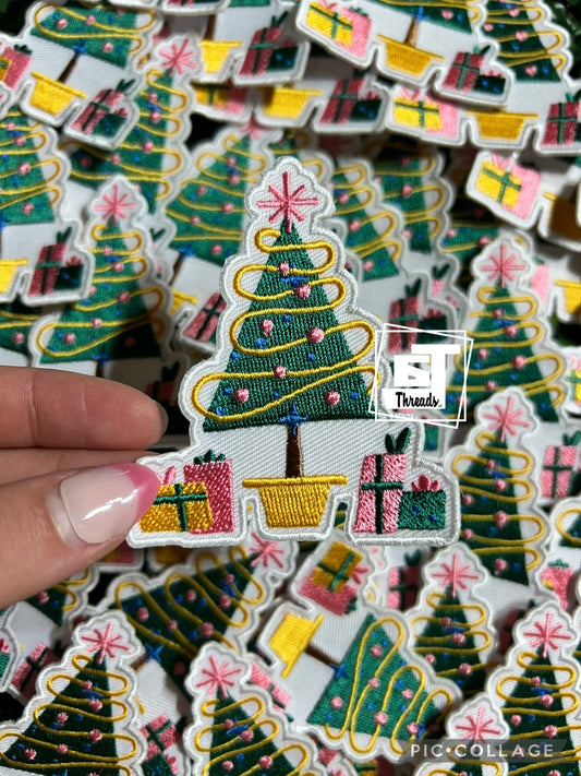 Christmas Lights Tree cap patch