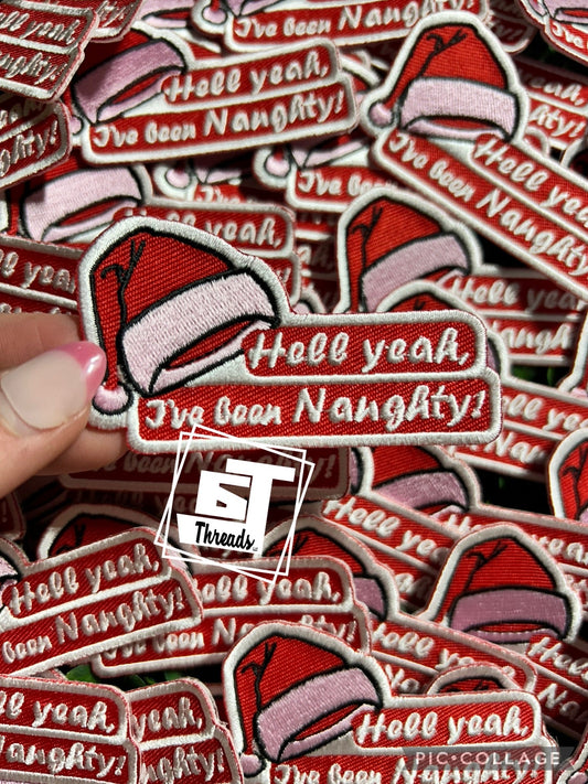 I've Been Naughty cap patch