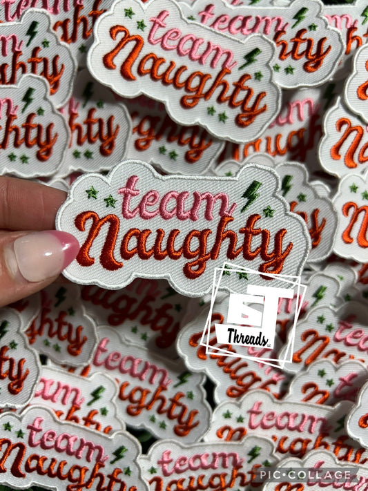 Team Naughty cap patch