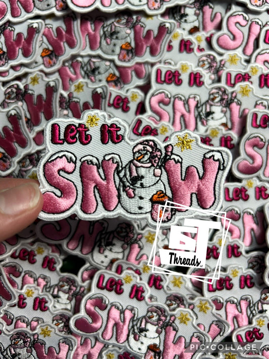 Let it Snow cap patches