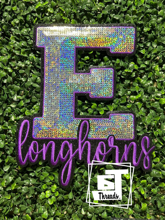 Early Longhorns iron on patch