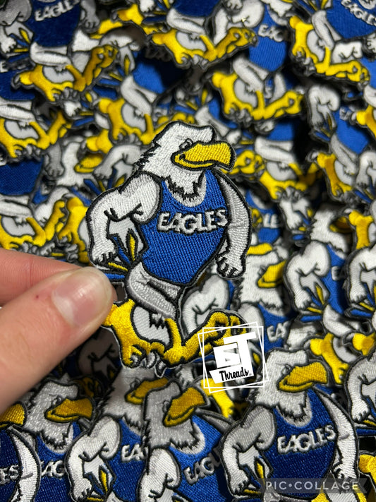 Blue Eagles cap patch