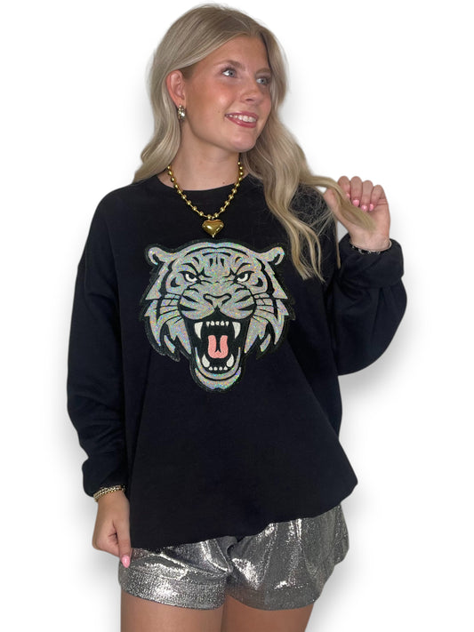 Sequin Tiger Mascot