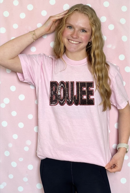 Pink Sequin Boujee T-Shirt