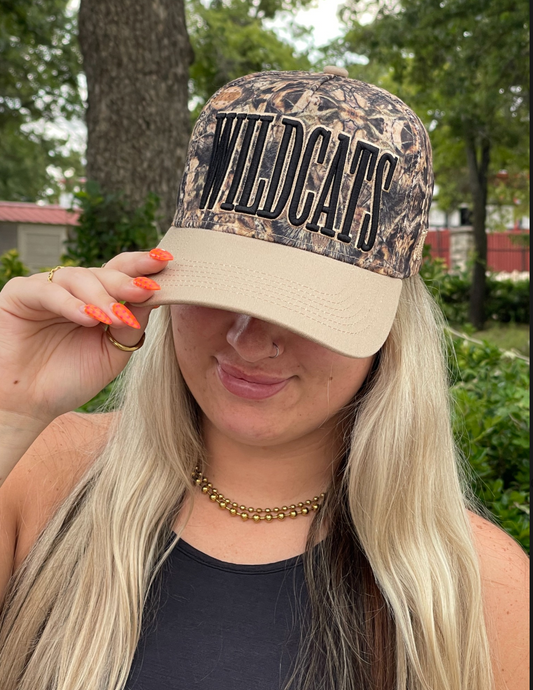 Camo Wildcats Cap AUG 24TH SHIP DATE