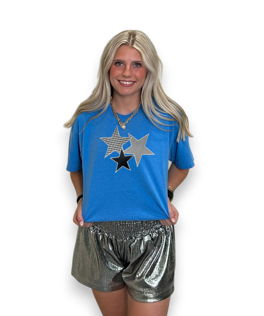 Black Plaid and Stripped Star